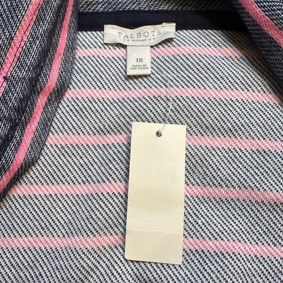 New Talbots Sweatshirt sz 1X Pull over Cowl neck sweatshirt - Picture 6 of 7